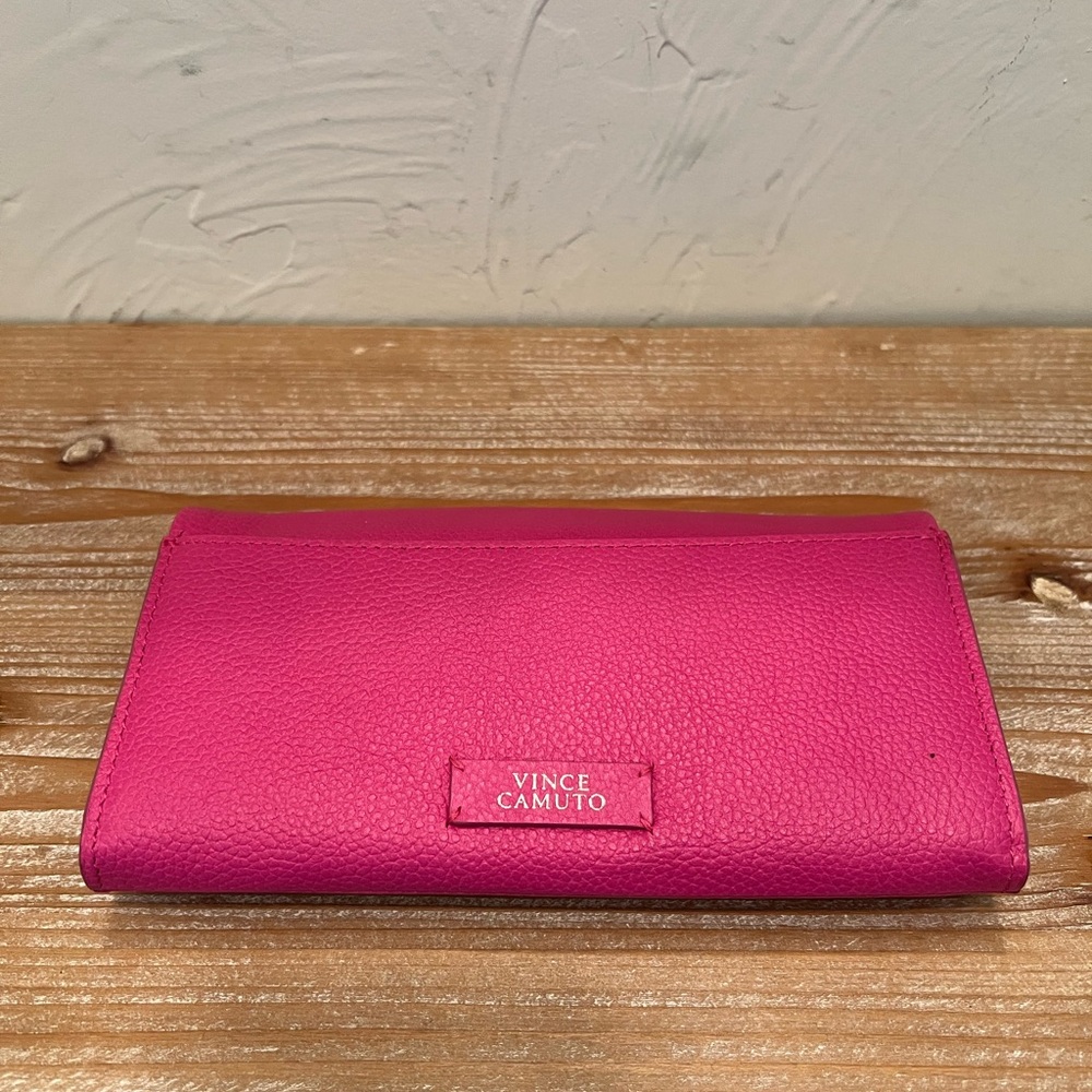 Vince Camuto Livy Leather Wallet with Silver Ring - Picture 3 of 6